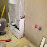 Megújul a Xavin Hotel - falba építhető wc tartály beépítése