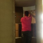 Megújul a Xavin Hotel - élményzuhany belső mozaik burkolata készül
