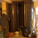 Megújul a Xavin Hotel - élményzuhany külső mozaik burkolata