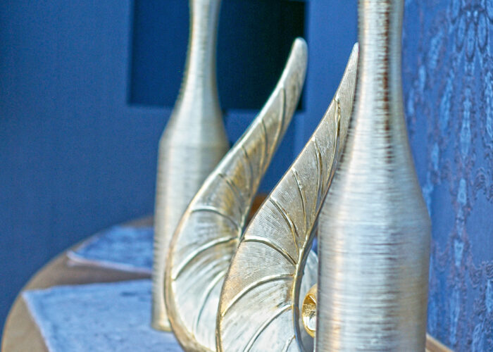 Xavin Hotel Harkány, szilveszteri rendezvény és csomagajánlat, a télikert ünnepi hangulatban, arany dekor elemekkel