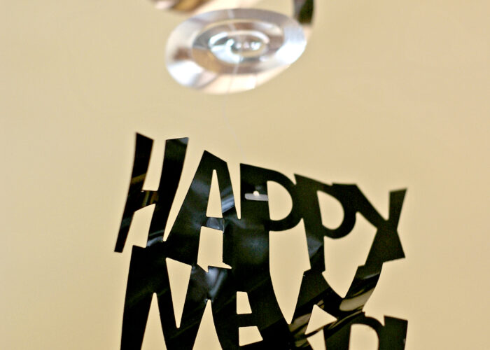 Xavin Hotel Harkány, szilveszteri rendezvény és csomagajánlat, happy new year felirat