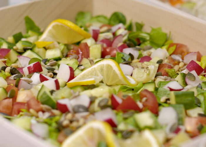 Xavin Hotel Harkány, szilveszteri rendezvény és csomagajánlat, saláta tál