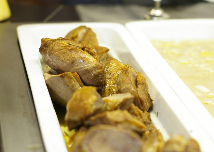 Xavin Hotel Harkány, szilveszteri rendezvény és csomagajánlat, sült húsok