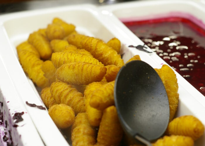 Xavin Hotel Harkány, szilveszteri rendezvény és csomagajánlat, burgonyakrokett