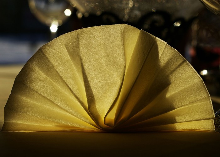 Szalvéta hajtogatás