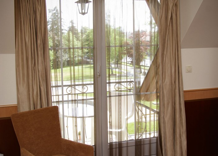 Szobáink - kétágyas szoba kilátása