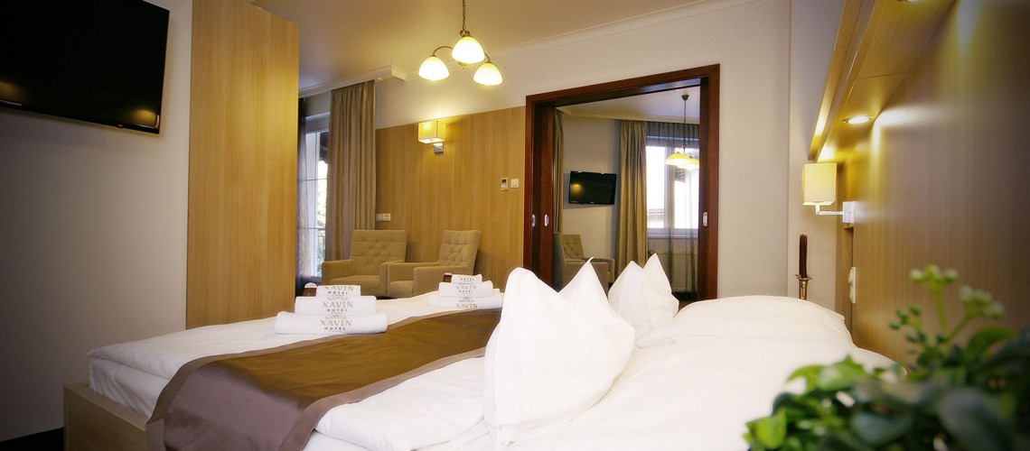 Családi lakosztály - ágy és LCD LED TV