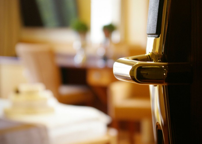 Standard franciaágyas szobák látkép a bejáratból