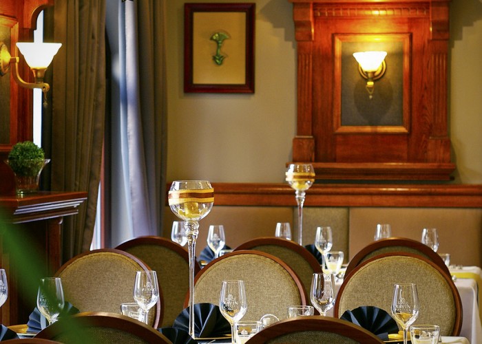 Szilveszter - feldíszített étterem