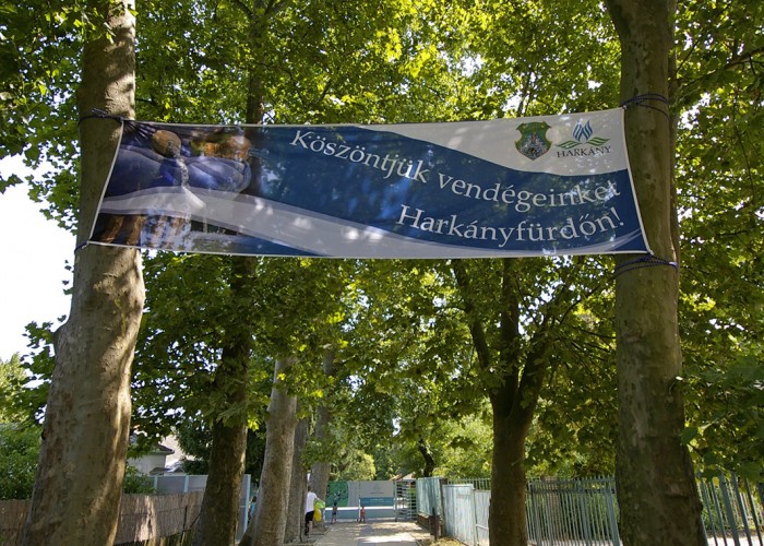 Harkányi Gyógy- és Strandfürdő, bejárat