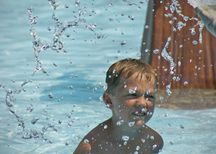 Strand, gyermekmedence
