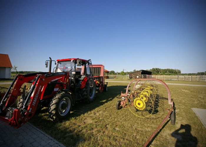 Ős-Dráva Látogatóközpont, gazdasági gépek