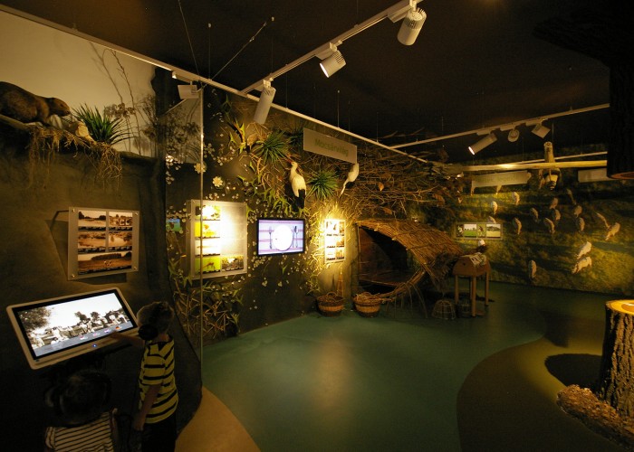 Ős-Dráva Látogatóközpont, interaktív látogatóterem