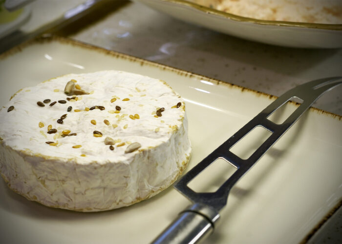 Xavin Hotel Harkány, reggeli, camembert sajt a kínálatban