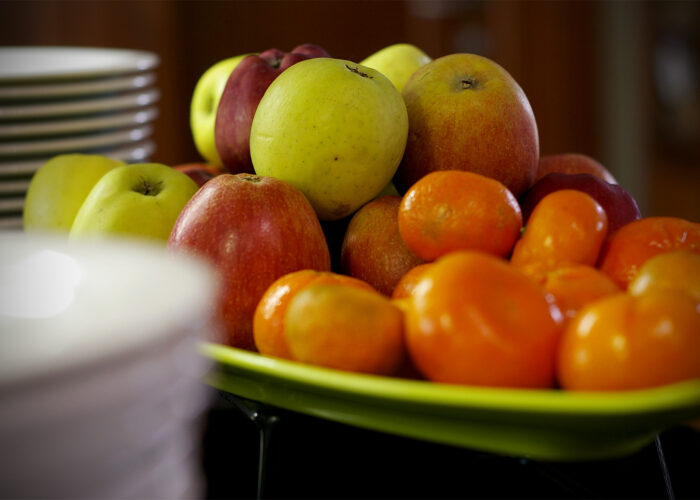 Xavin Hotel Harkány, reggeli, gyümölcstál