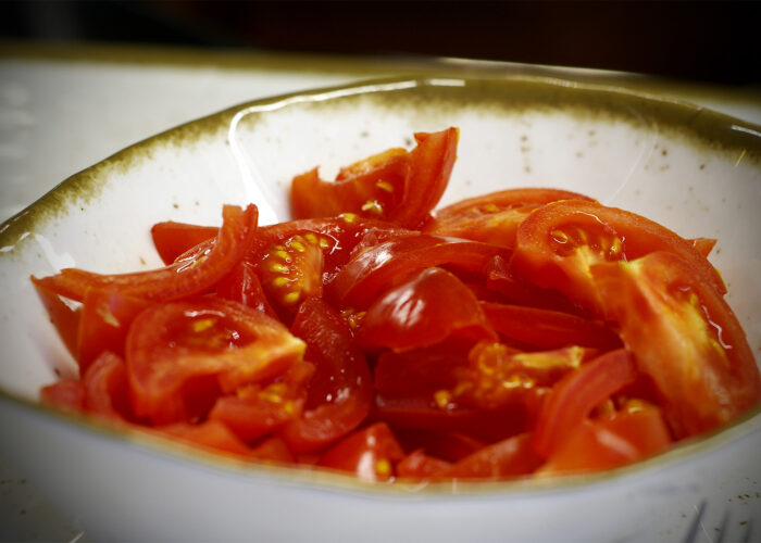 Xavin Hotel Harkány, reggeli, friss paradicsom