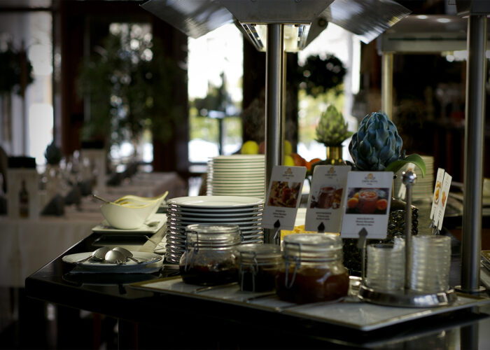 Xavin Hotel Harkány, reggeli büféasztal kínálat