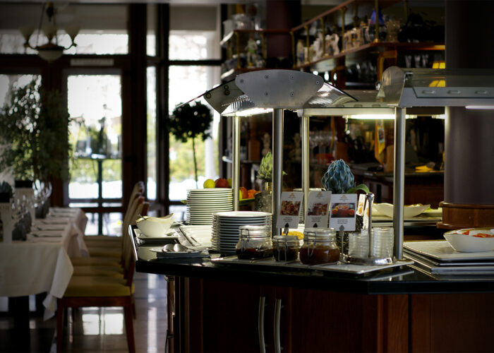 Xavin Hotel Harkány, reggeli büféasztal kínálat, lekvárok, méz