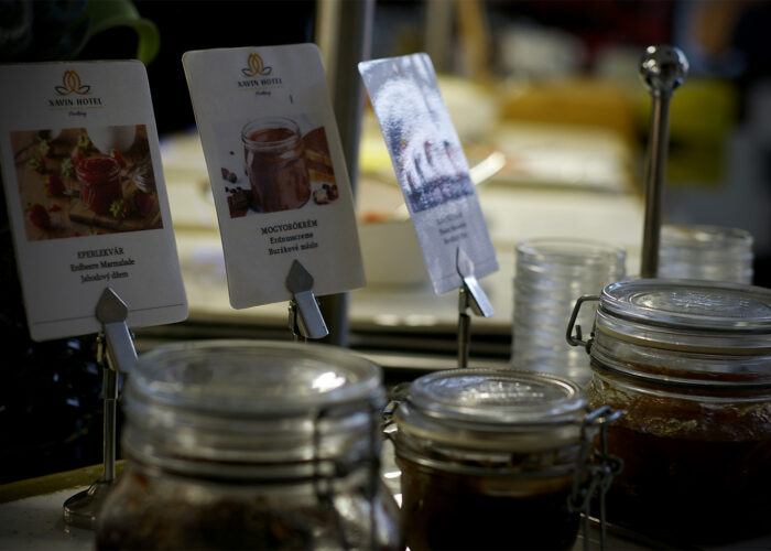 Xavin Hotel Harkány, menükártyák