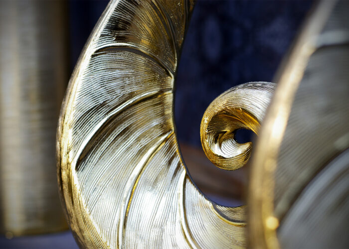 Gyönyörű arany dekorációs szobor, télikert, Xavin Hotel  & Wellness Harkány