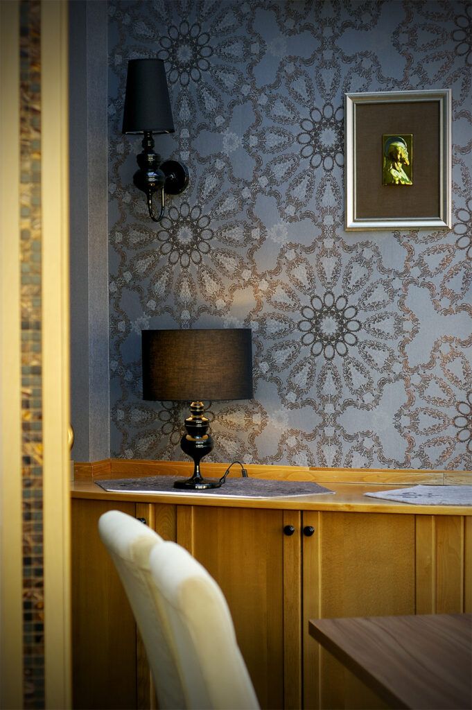 Lavanda kert - lámpa