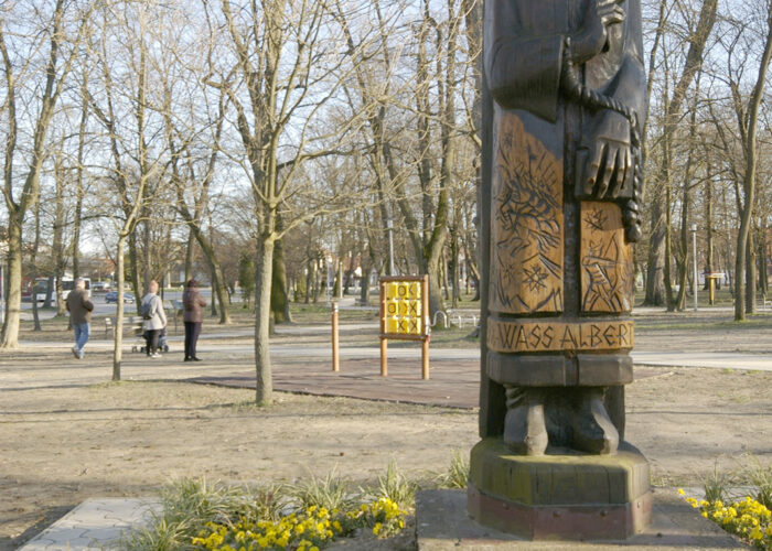 Zsigmondy sétány Harkány, Wass Albert szobor és emlékhely