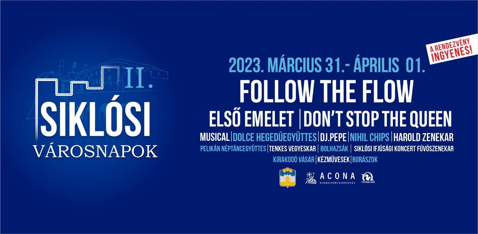 Siklósi városnapok 2023 plakát