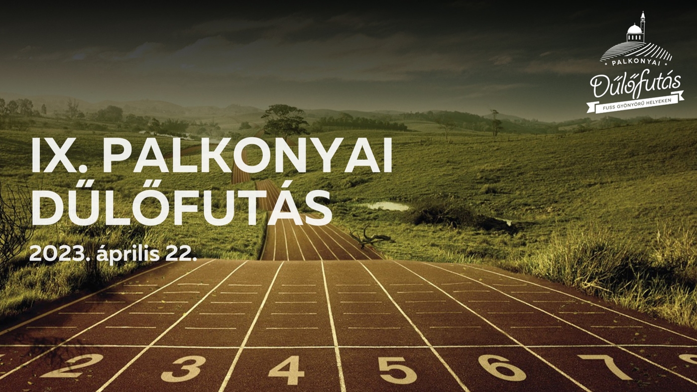 IX. Palkonyai Dűlőfutás 2023 - poszter