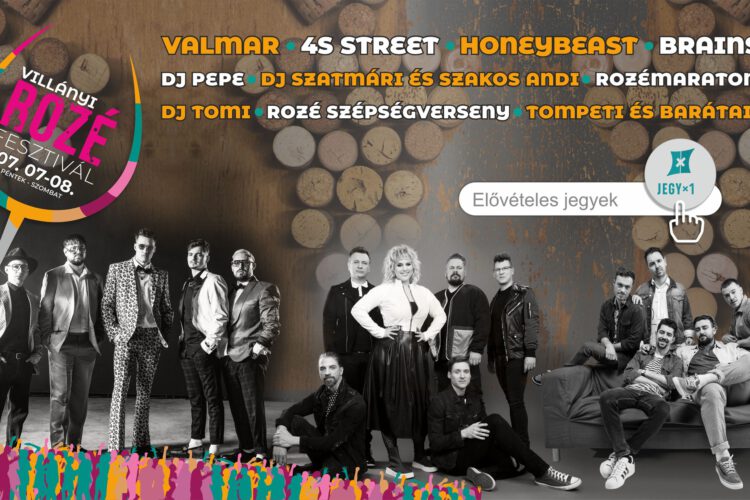 Villány Rozé Fesztivál 2023 - plakát
