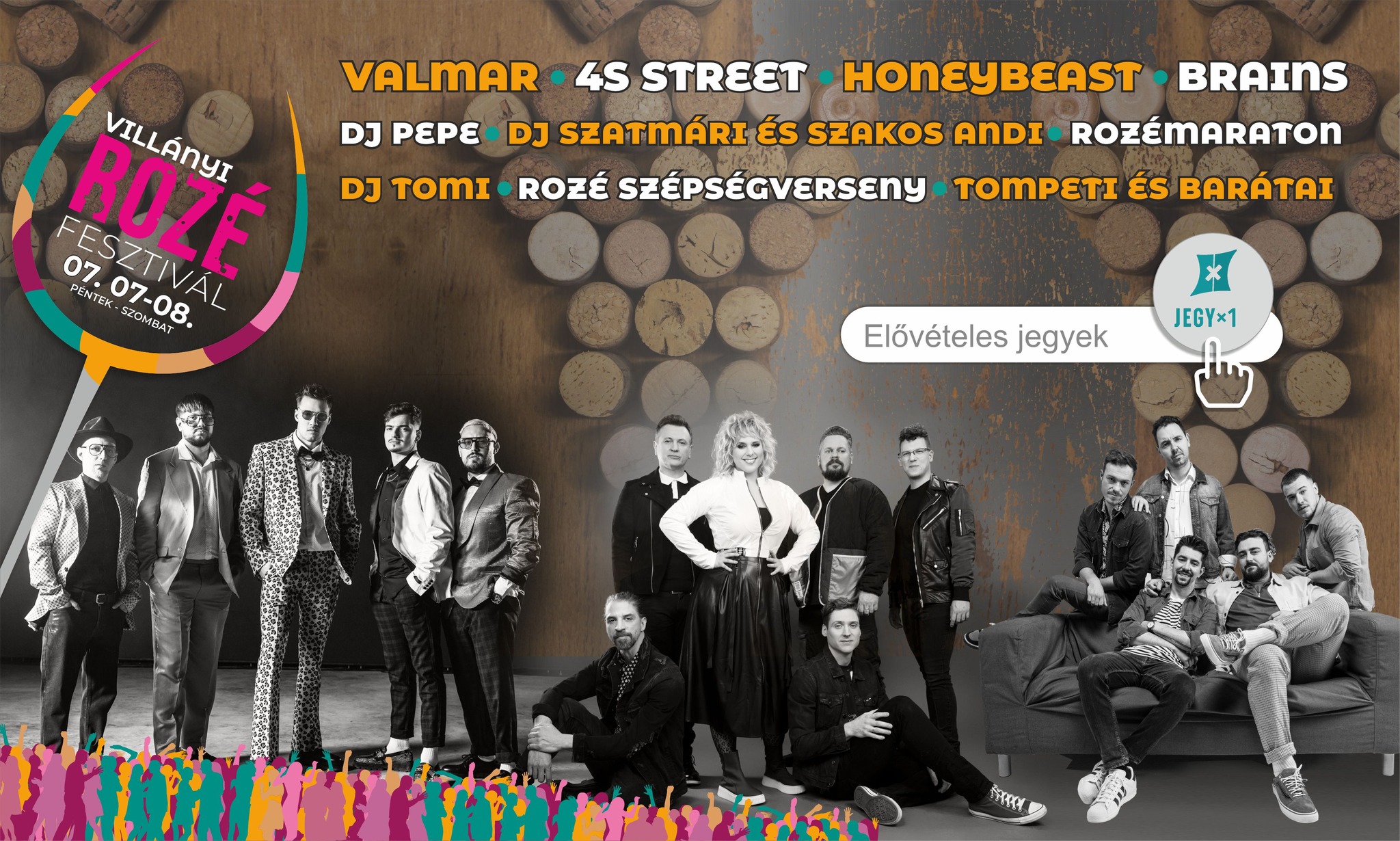 Villány Rozé Fesztivál 2023 - plakát