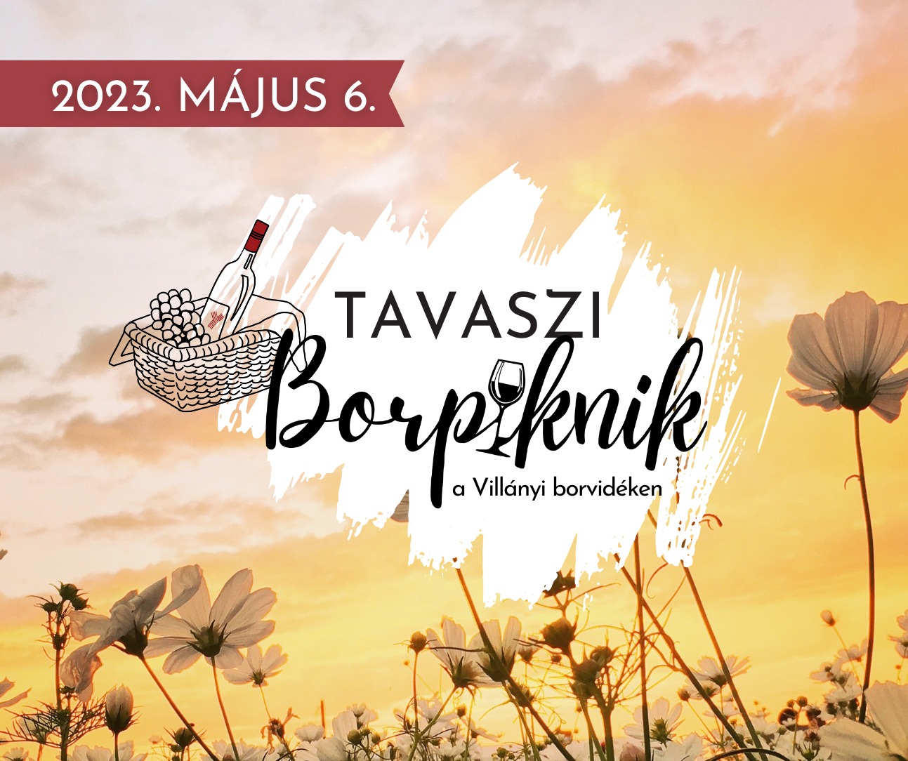 Tavaszi borpiknik Villányban - plakát