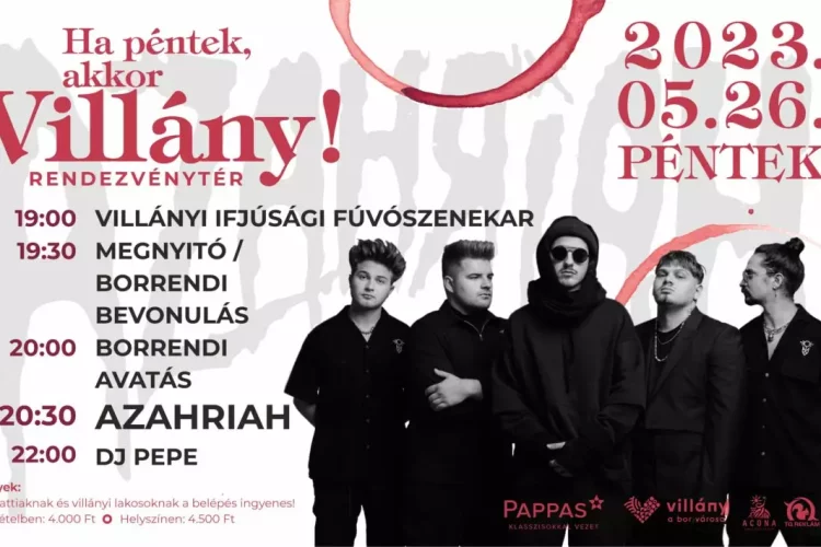 Ha péntek, akkor Villány - plakát