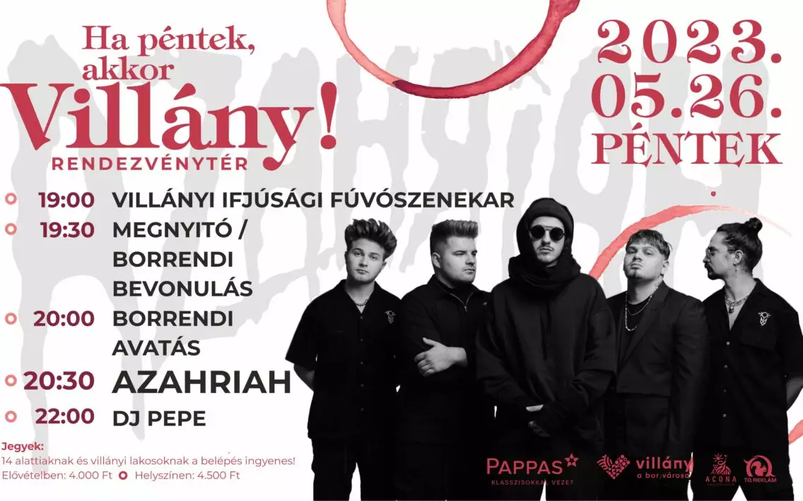 Ha péntek, akkor Villány - plakát