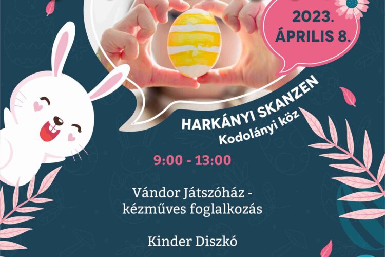 Húsvétváró családi program Harkányban - plakát