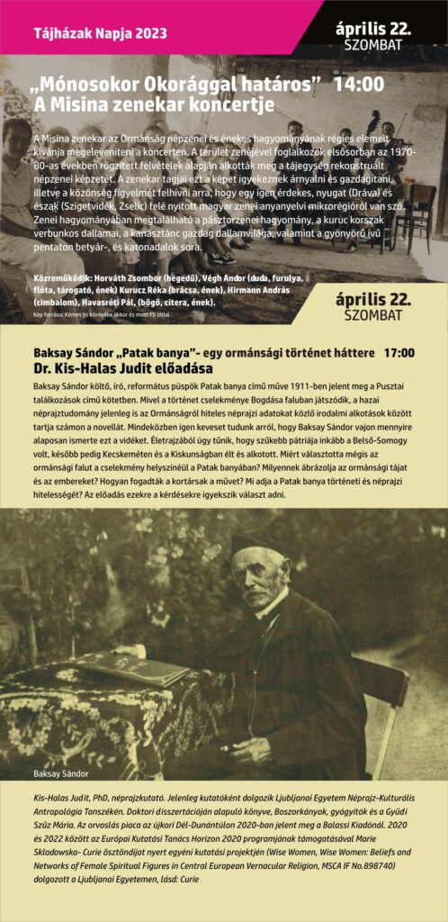 Szaporcai Cifraház - Dr. Kis-Halas Judit előadása, plakát