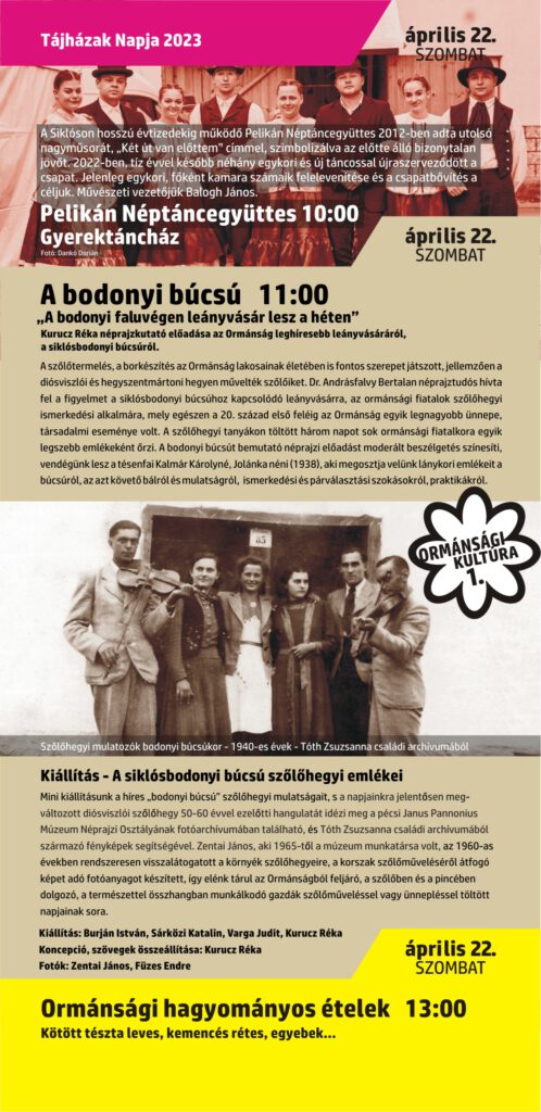 Szaporcai Cifraház - Bodonyi Búcsú plakát