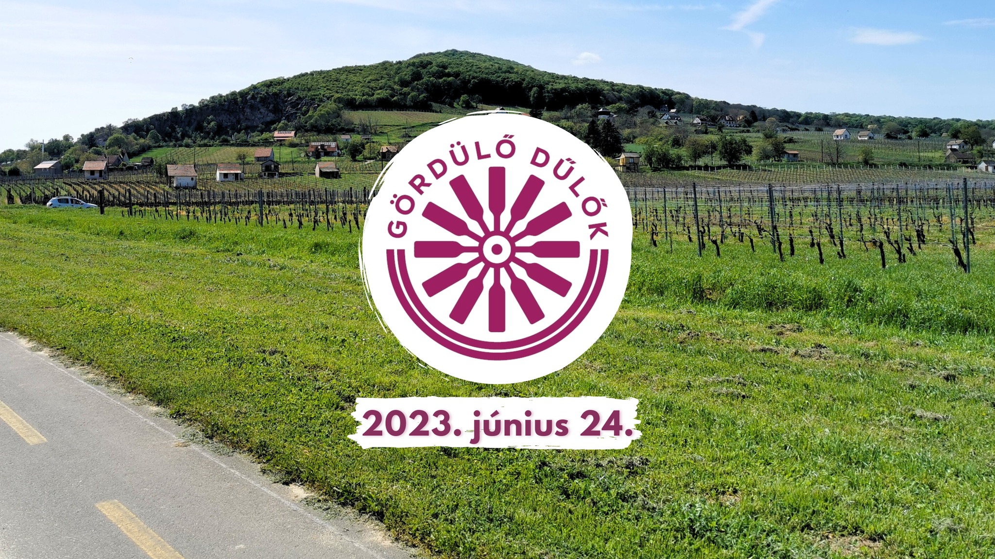 Gördülő Dűlők 2023 - plakát