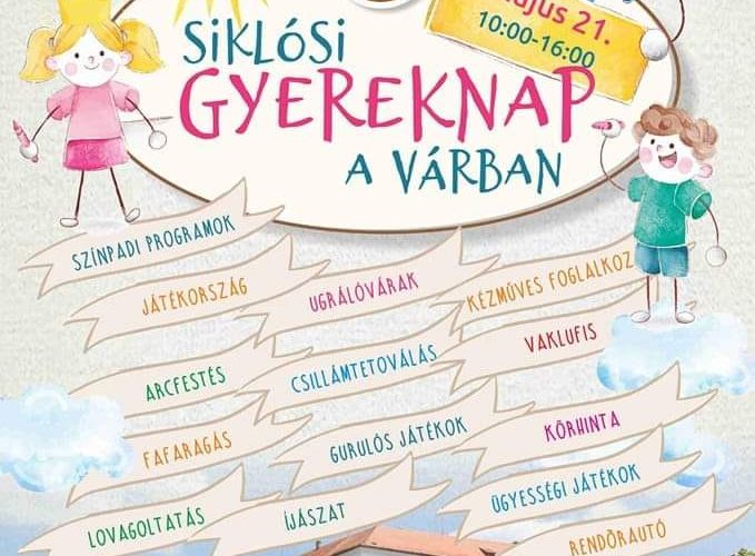 Gyermeknap 2023 a Siklósi Várban - plakát