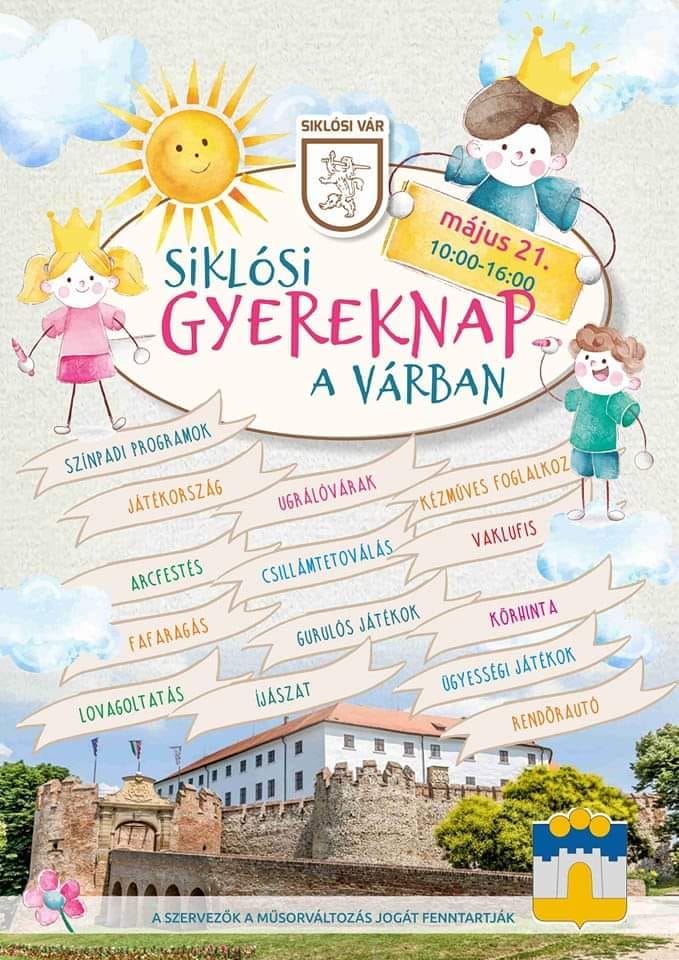 Gyermeknap 2023 a Siklósi Várban - plakát