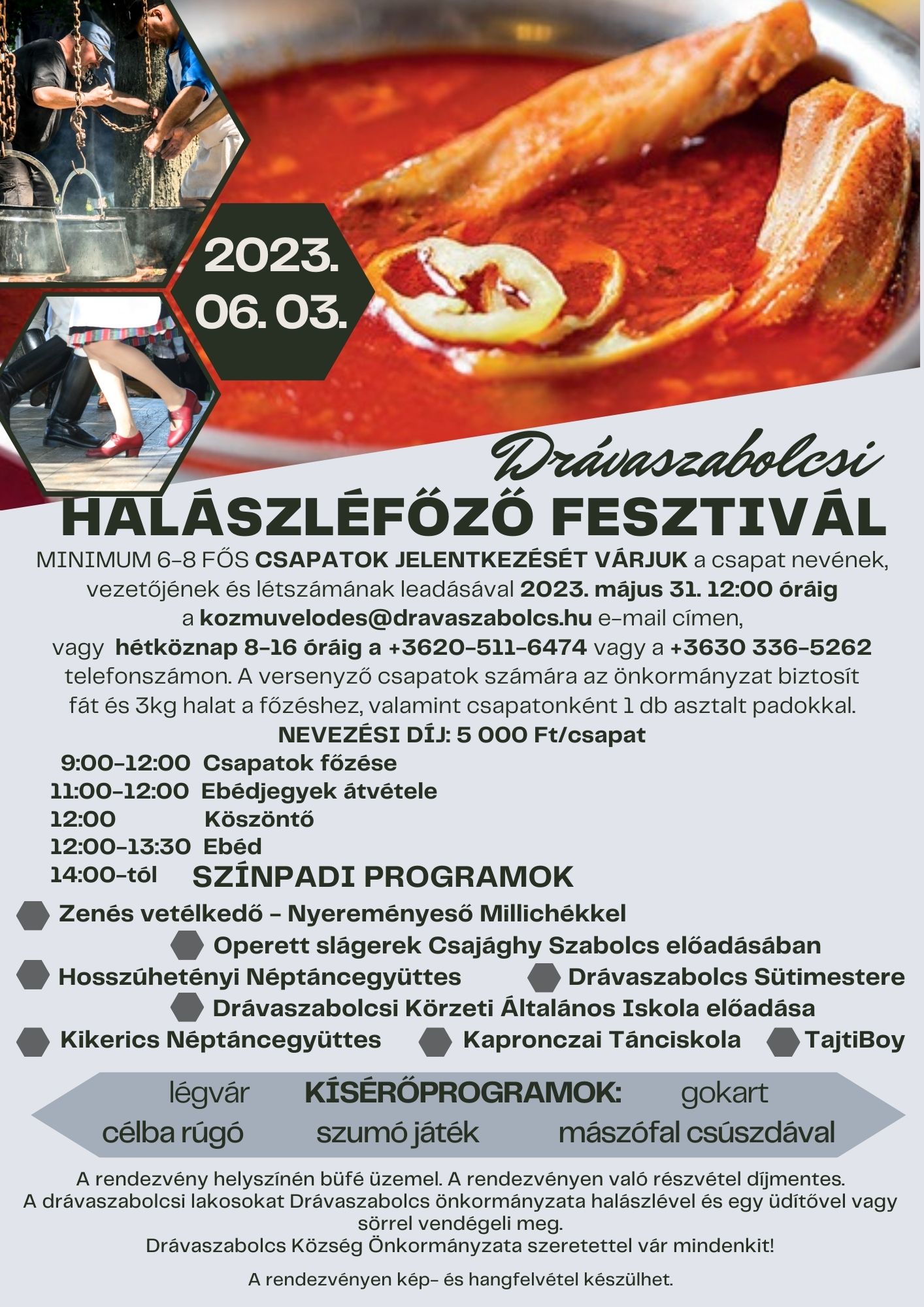 Halászléfőző Fesztivál 2023 - plakát