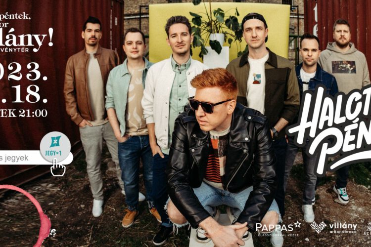 Halott Pénz koncert Villányban - plakát
