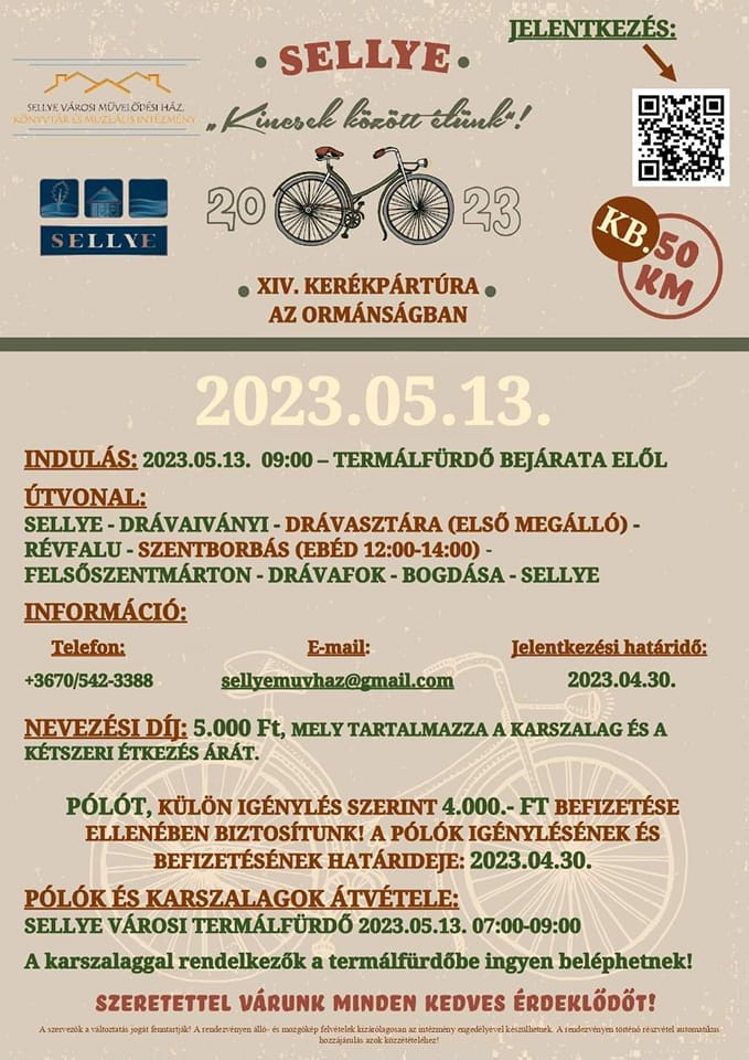 14. ormánsági kerékpártúra - plakát