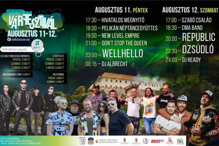 Siklósi Várfesztivál 2023 - plakát