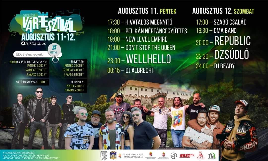 Siklósi Várfesztivál 2023 - plakát