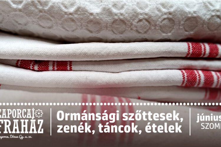 Ormánsági Kultúra és tánc a Szaporcai Cifraházban - plakát. Forrás: Cifraház FB fiókja