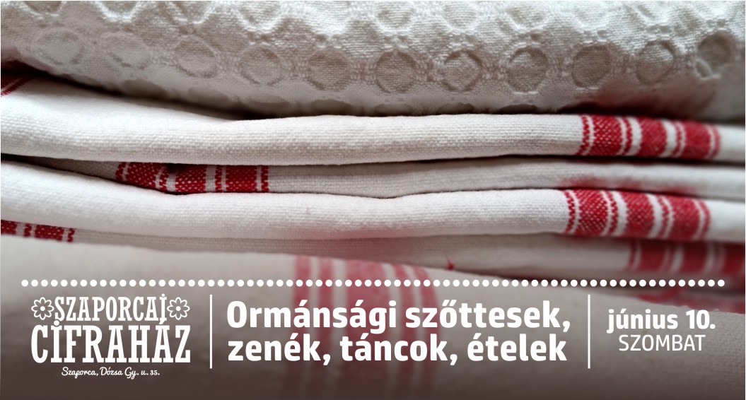 Ormánsági Kultúra és tánc a Szaporcai Cifraházban - plakát. Forrás: Cifraház FB fiókja