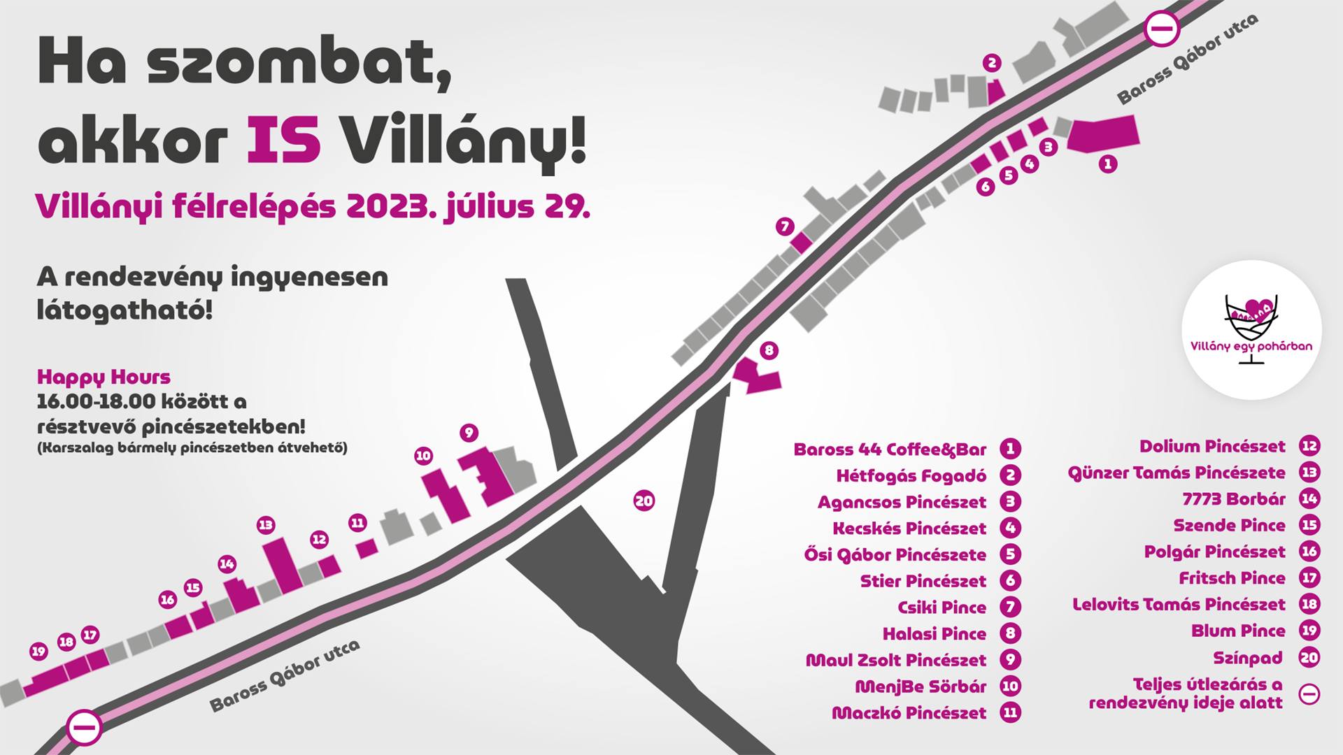 Ha szombat, akkor is Villány - 2023.07.29. - plakát