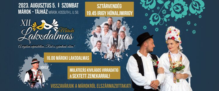 Mároki lakodalmas fesztivál 2023 - poszter