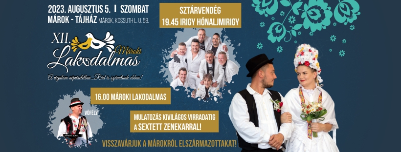 Mároki lakodalmas fesztivál 2023 - poszter