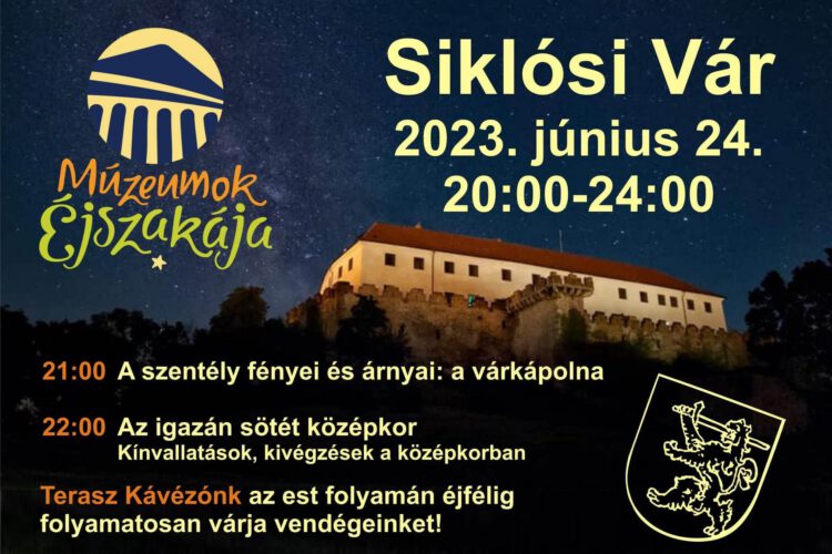 Múzeumok éjszakája Siklós - plakát